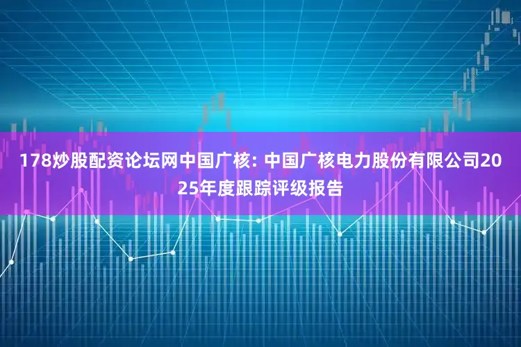 178炒股配资论坛网中国广核: 中国广核电力股份有限公司2025年度跟踪评级报告